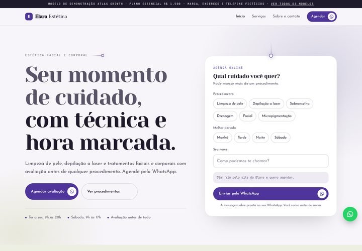 Prévia do modelo Estética